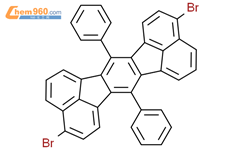 3,10-二溴-7,14-二苯基苊并荧蒽结构式图片|230636-46-1结构式图片