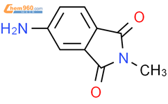 N-甲基-4-氨邻苯二甲酰亚胺结构式图片|2307-00-8结构式图片