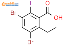 3,5-二溴-2-乙基-6-碘-苯甲酸结构式图片|2319580-35-1结构式图片