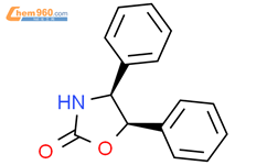 4S,5R-顺-4,5-二苯基-2-噁唑烷酮结构式图片|23204-70-8结构式图片