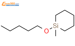 Silacyclohexane, 1-methyl-1-(pentyloxy)-