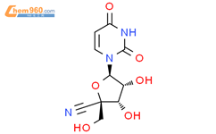 4’-Cyanouridine结构式图片|232589-05-8结构式图片