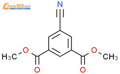 5-氰基-二甲基异邻苯二甲酸酯结构式图片|23340-69-4结构式图片