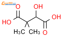 3-hydroxy-2,2-dimethylbutanedioic acid结构式图片|23394-55-0结构式图片