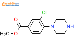 3-氯-4-哌嗪苯甲酸甲酯结构式图片|234082-16-7结构式图片
