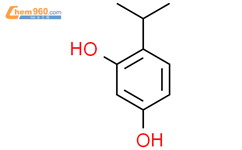 4-异丙基间苯二酚结构式图片|23504-03-2结构式图片
