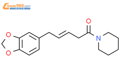 Piperidine, 1-[(3E)-5-(1,3-benzodioxol-5-yl)-1-oxo-3-pentenyl]-结构式图片|23512-55-2结构式图片