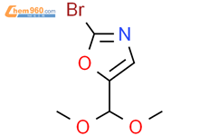 2-溴-5-(二甲氧基甲基)恶唑结构式图片|2357483-84-0结构式图片