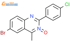 6-溴-2-（4-氯苯基）-4-甲基-3-氧化物喹唑啉结构式图片|2358849-47-3结构式图片