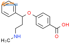 4-[3-(甲氨基)-1-苯丙氧基]-苯甲酸结构式图片|2361528-65-4结构式图片