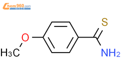 4-甲氧基硫代苯甲酰胺结构式图片|2362-64-3结构式图片