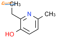 2-乙基-6-甲基-3-羟基吡啶结构式图片|2364-75-2结构式图片