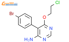 5-(4-溴苯基)-6-(2-氯乙氧基)-4-嘧啶胺结构式图片|2365406-86-4结构式图片