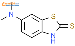 (9ci)-6-(二甲基氨基)-2(3H)-苯并噻唑硫酮结构式图片|23674-65-9结构式图片