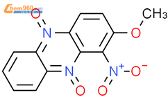 2-甲氧基-1-硝基吩嗪-5,10-二氧化物结构式图片|23677-09-0结构式图片