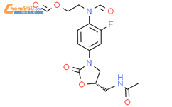 N-[[(5S)-3-[3-氟-4-[甲酰基[2-(甲酰基)乙基]氨基]苯基]-2-氧基-5-恶唑烷基]甲基]乙酰胺结构式图片|2369879-47-8结构式图片