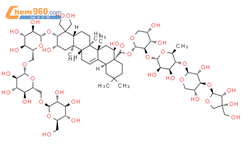 桔梗皂苷E结构式图片|237068-41-6结构式图片