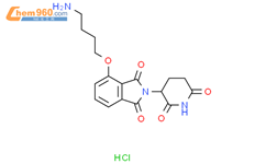 Thalidomide-O-C4-NH2 (hydrochloride)结构式图片|2376990-29-1结构式图片