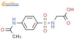 N-4-乙酰氨基苯磺酰基甘氨酸结构式图片|23776-98-9结构式图片