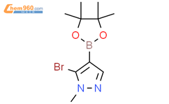 5-溴-1-甲基-4-(4,4,5,5-四甲基-1,3,2-二氧硼杂环戊烷-2-基)-1H-吡唑结构式图片|2377609-16-8结构式图片