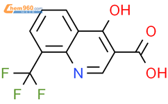 4-羟基-8-三氟甲基喹啉-3-羧酸结构式图片|23779-95-5结构式图片