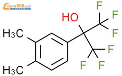 1-(3,4-dimethylphenyl)-1,1,2,3,3,3-hexafluoropropan-2-ol结构式图片|2379-17-1结构式图片