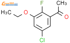 1-​(5-​氯-​3-​乙氧基-​2-​氟苯基)​-乙酮结构式图片|2383268-75-3结构式图片