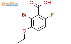 2-Bromo-3-ethoxy-6-fluorobenzoic acid结构式图片|2384511-09-3结构式图片