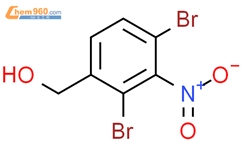 2,4 -二溴- 3-硝基-苯甲醇结构式图片|2384612-86-4结构式图片