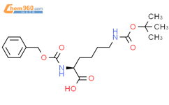 N-苄氧羰基-N-ε-叔丁醇羰基-L-赖氨酸结构式图片|2389-60-8结构式图片