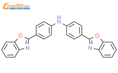 4-​(2-​苯并恶唑基)-​N-​[4-​(2-​苯并恶唑基)​苯基]​-苯胺结构式图片|2396723-77-4结构式图片