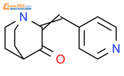 (2E)-2-(pyridin-4-ylmethylidene)-1-azabicyclo[2.2.2]octan-3-one结构式图片|24123-90-8结构式图片