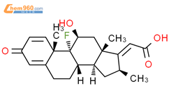 (11β,​16β,​17E)​-9-​fluoro-​11-​hydroxy-​16-​methyl-​3-​oxo-​Pregna-​1,​4,​17(20)​-​trien-​21-​oic acid结构式图片|2412496-00-3结构式图片