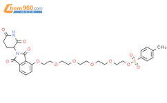 Thalidomide-O-PEG5-Tosyl结构式图片|2414905-34-1结构式图片
