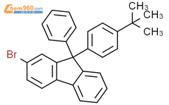 2-溴-9-[4-(1,1-叔丁基)苯基]-9-苯基-9H-芴结构式图片|2416180-69-1结构式图片