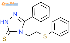 3H-​1.​2.​4-​三唑-​3-​硫酮、2，​4-​二氢-​5-​苯基-​4-​[2-​（苯硫基）​乙基]​-结构式图片|2419903-21-0结构式图片