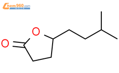 二氢-5-(3-甲基丁基)-2(3H)-呋喃酮结构式图片|2429-94-9结构式图片