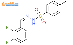 N'-(2,3-Difluorobenzylidene)-4-methylbenzenesulfonohydrazide结构式图片|2432855-02-0结构式图片