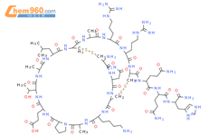 蜂毒明肽结构式图片|24345-16-2结构式图片