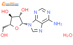 阿糖腺苷一水合物结构式图片|24356-66-9结构式图片