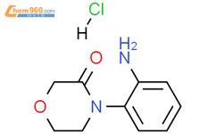 4-(2-氨基苯基)吗啉-3-酮盐酸盐结构式图片|2437650-74-1结构式图片