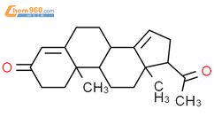 孕甾-4,14-二烯-3,20-二酮结构式图片|24377-08-0结构式图片