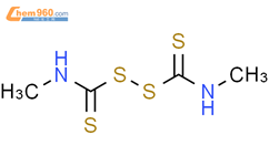 Thioperoxydicarbonicdiamide ([(H2N)C(S)]2S2), N,N'-dimethyl-结构式图片|2438-90-6结构式图片