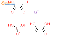 二草酸硼酸锂结构式图片|244761-29-3结构式图片