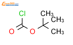 氯甲酸叔丁酯结构式图片|24608-52-4结构式图片