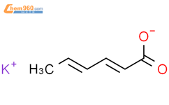 山梨酸钾结构式图片|24634-61-5结构式图片
