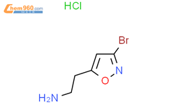 2-(3-Bromo-isoxazol-5-yl)-ethylamine hydrochloride结构式图片|2470436-09-8结构式图片