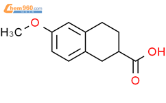 6-甲氧基-1,2,3,4-四氢-萘-2-羧酸结构式图片|2471-69-4结构式图片