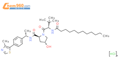 (S,R,S)-AHPC-Me-C10-NH2盐酸盐结构式图片|2471970-07-5结构式图片