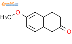 6-甲氧基-2-四氢萘酮结构式图片|2472-22-2结构式图片